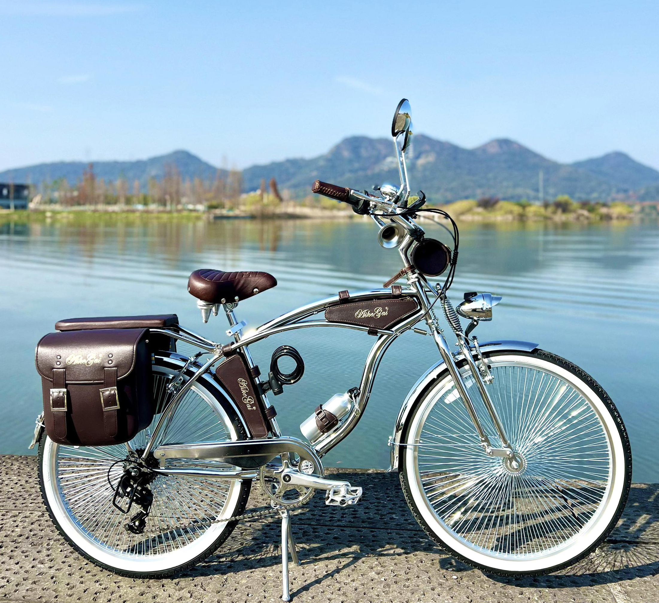 Chrome Retro Bike Vintage Bicycle